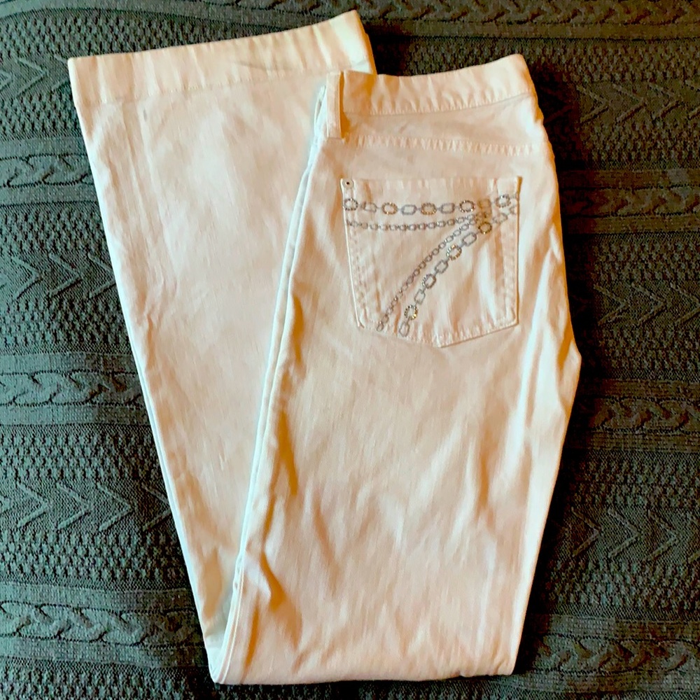 7 For All Mankind Dojo White Jeans size 28